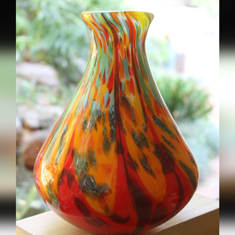Japanese Glass Art (vase)